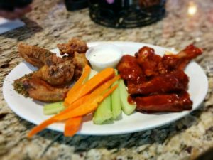 Cajun and Honey BBQ Wings