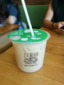 Jasmine green milk tea