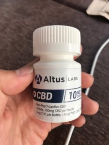 Altus Labs CBD Bottle